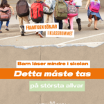 Barn läser mindre i skolan – det måste tas på största allvar